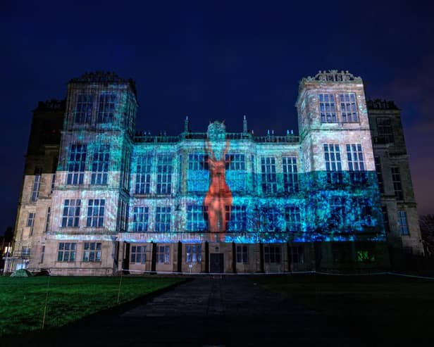 The Elizabethan grounds of Hardwick Hall light up this winter with the Luminate Light Trail