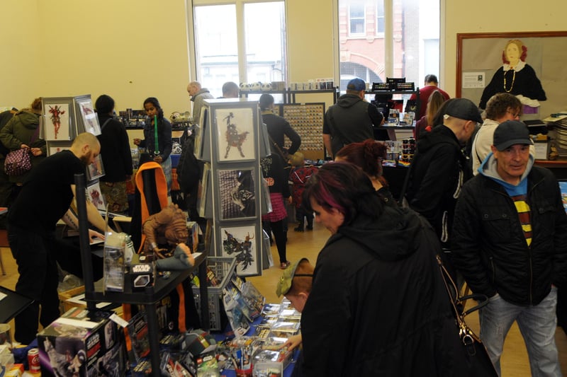 Star Wars and other sci-fi memorabilia was exhibited at this Scifair event in South Shields in 2015.