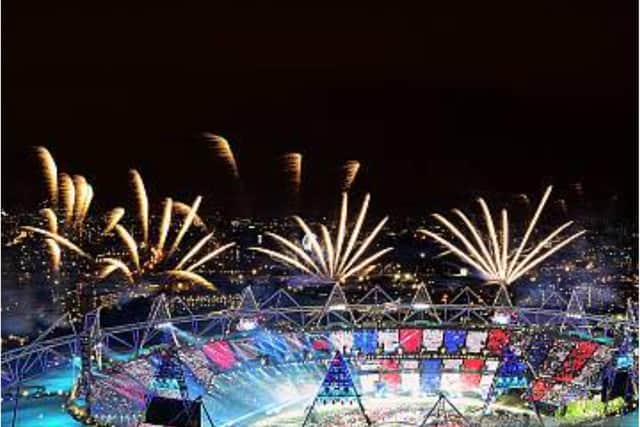 The London 2012 opening ceremony.
