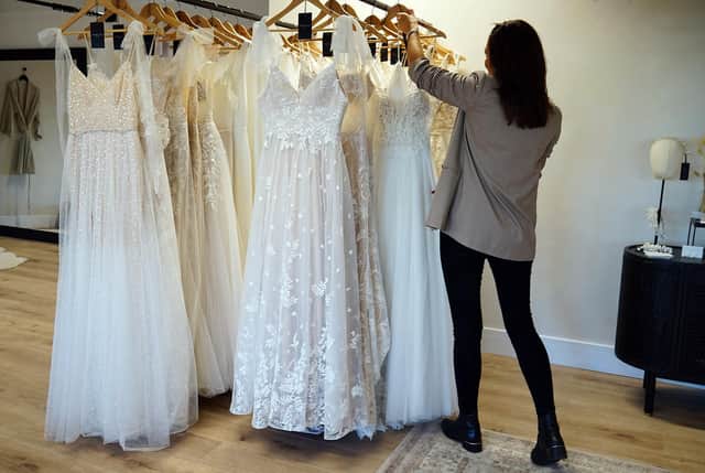 Nora Eve Bridal's new showroom at The Glass Yard on Sheffield Road, Chesterfield.