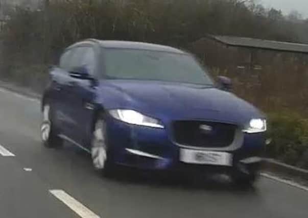 Officers are now keen to trace the driver of a blue Jaguar estate, which is thought to have a private registration plate and was travelling on the A632 at around 10.18am on 9 December. Police believe the driver may have information which could help with their investigation.