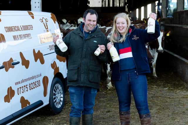 Jo and Richard Harris have set up an on-farm dairy, suppling milk as part of a completely eco-friendly package using electric vans, glass bottles and solar power, all while driving as few farm-to-fridge miles as possible.