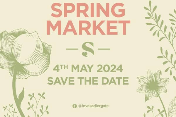 Save the date for Sadler Gate Spring Market.