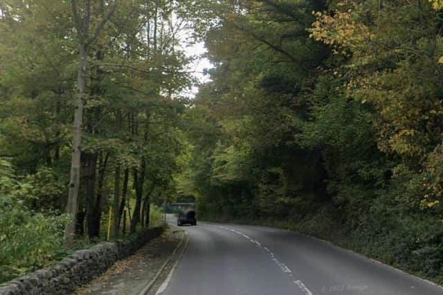 Pictured Is The A5012 Via Gellia Road, In Derbyshire