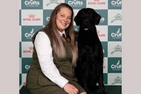 Kelly Holland, 41, from Bakewell and her Flat Coated Retriever Smithy were crowned the Best of Breed at Crufts 2024 earlier this month.