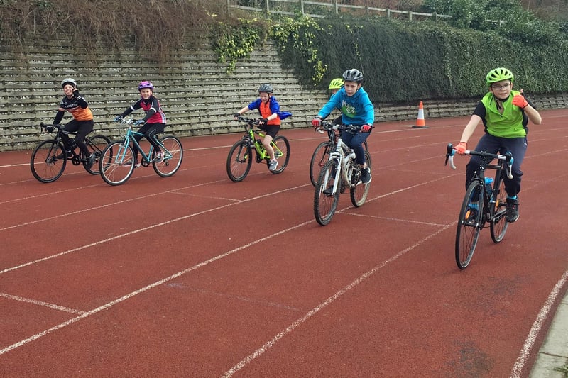 Youngsters are pictured enjoying an event held by Ilkeston Cycle Club at Rutland Sports Park.