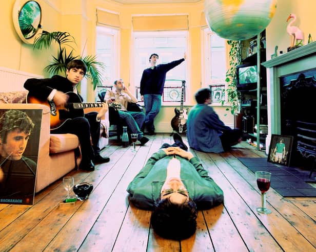 A photo from the cover session for Oasis' Definitely Maybe.  Picture: (c) Michael Spencer Jones