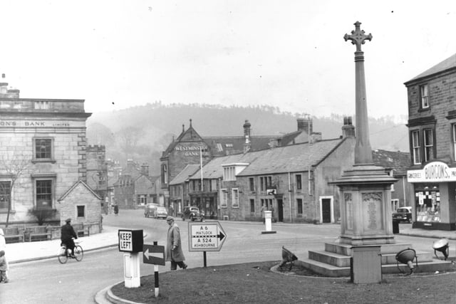 A view of Bakewell town centre in 1962.
