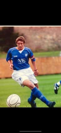 Anthony Jubb in action for Chesterfield's youth team.