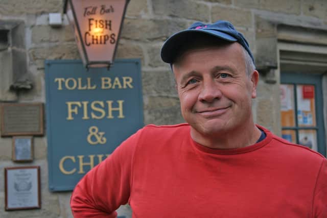 Peter Grafton, owner of Toll Bar Fish and Chips in Stoney Middleton
