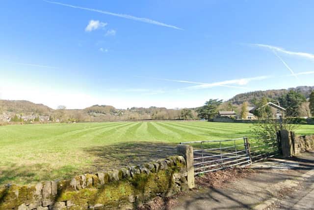 The planned housing site off Old Road, Darley Dale