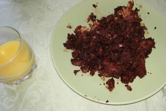 This is what Jade sent us when we asked our readers for pictures of their pancakes. What the Dickins is it?