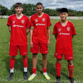 Kilburn FC Players sport their new kit