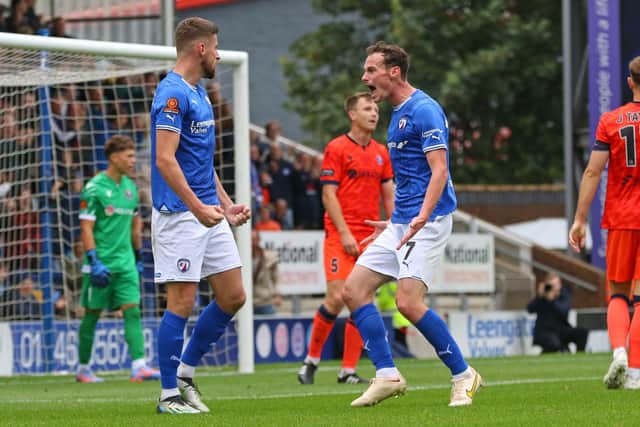 Chesterfield beat Dorking Wanderers 4-3 in the first game of the new season, Liam Mandeville scoring twice. Picture: Tina Jenner.