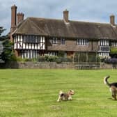 Private country house with ten acres of land is just outside Shirley.