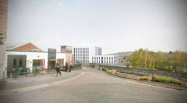 This provisional artist's impression, released by Whittam Cox Architects, shows how the Chesterfield Hotel site could look in the future.