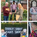Hollingwood residents took part in a harvest festival themed scarecrow competition.