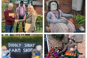 Hollingwood residents took part in a harvest festival themed scarecrow competition.
