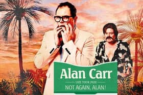 Alan Carr - Not Again, Alan tours to Sheffield City Hall on June 3 and 4, 2021.