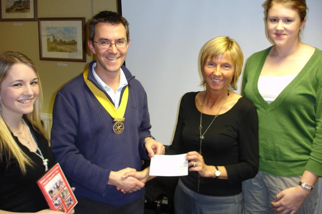 Dronfield Rotarians supported an appeal run by  Tibshelf School in 2007 aid of the survivors of the tsunami in Sri Lanka.