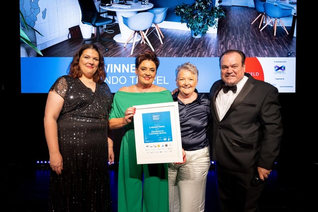 Il Mondo Travel on Chatsworth Road scooped the customer service award, and its owner Jo Bunting said: “It’s been a tough few years for us and the travel industry, so this is a great award for us to win.”