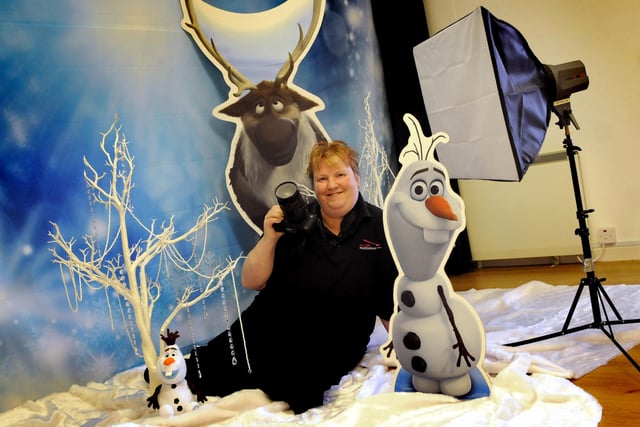 Photographer Judith Graham created the set of Disney's Frozen in her Village Photography studio four years ago.