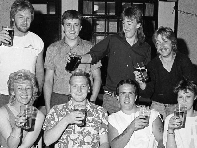 Horsley Woodhouse parachute jump, 1984.