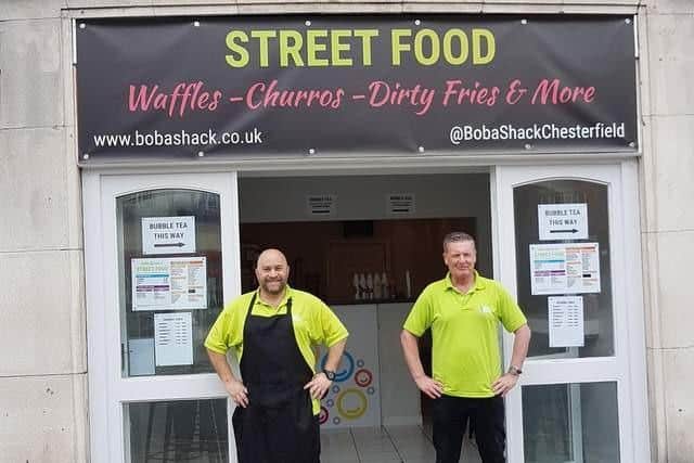 Philip Price, left, and Steve Smith are the proprietors of Boba Shack Street Food.