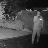 Police investigating a ‘suspicious incident’ in a Derbyshire village have released CCTV images. Image: Derbyshire police.