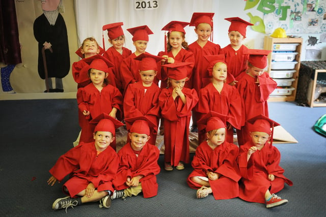 Graduates from Clever Clogs pictured after their ceremony at the Throston Grange nursery. Can you spot someone you know?