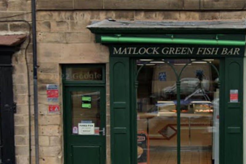 Matlock Green Fish And Chips in Matlock was given a low one-out-of-five food hygiene rating in February.