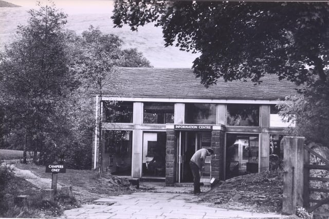 The Peak District National Park Information Centre at Edale in 1981