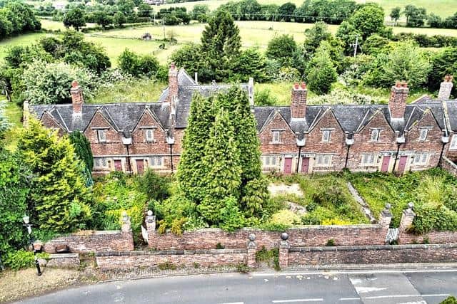 The Willoughby almshouses on Church Lane, Cossall have become dilapidated after btwo decades of not being lived in (photo: Gavin Gillespie)