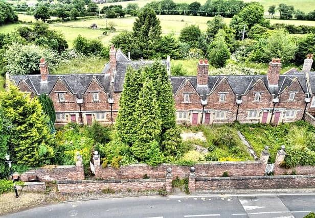 The Willoughby almshouses on Church Lane, Cossall have become dilapidated after btwo decades of not being lived in (photo: Gavin Gillespie)