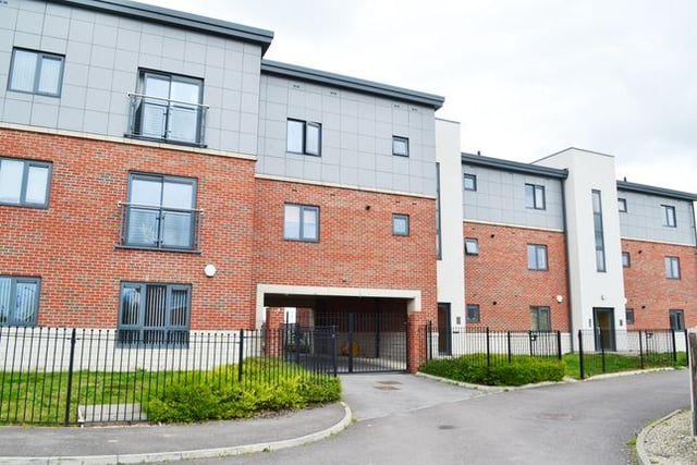 This two bedroom flat is privately gated with a car parking spot. Marketed by Moss Properties, 01302 977775.
