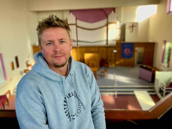 Jonathan Francis, artistic director of Chesterfield Studios, has disclosed plans to raise money to buy Rose Hill United Reformed Church which hosted its last service this month.