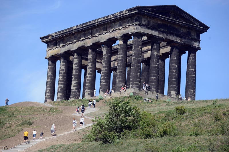 You can see stunning views from the 70-foot high Monument. A total of 18.9K Penshaw Monument hash tags were recorded on Instagram.