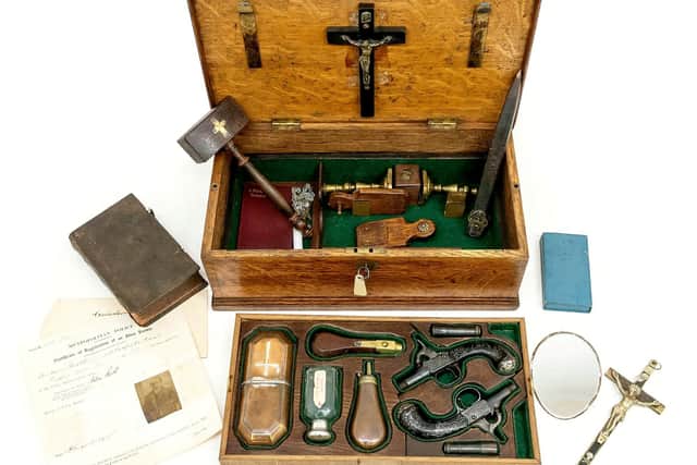 It will go under the hammer at Hansons Auctioneers’ Derbyshire saleroom and it’s expected to spark global interest.