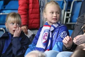 Chesterfield fans enjoy the win over AFC Fylde.