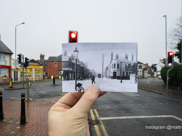 Standing at the junction of New Cross and Outram Street