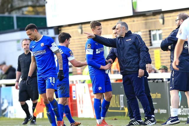 Chesterfield's players and staff have been furloughed due to the coronavirus outbreak.