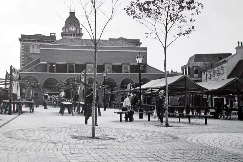 Chesterfield market hall 1982.
