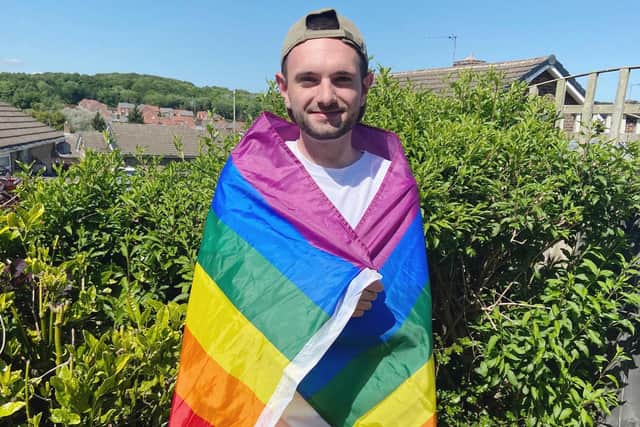 The 24-year-old has received messages from gay men in Chesterfield who feel uncomfortable expressing their sexuality in the town following homophobic abuse and attacks.