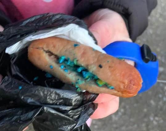 Sausages laced with poison have been found in the Chesterfield area. Picture by Sam Childs.