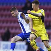Ryan Colclough pictured in action for Wigan Athletic.