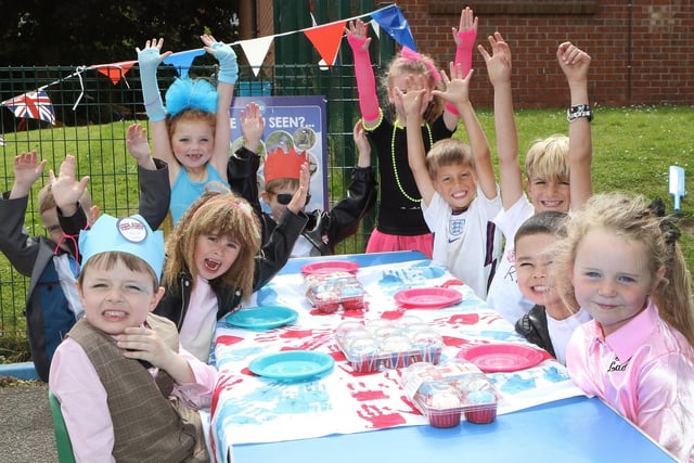 Street party time at Henry Bradley Infant School