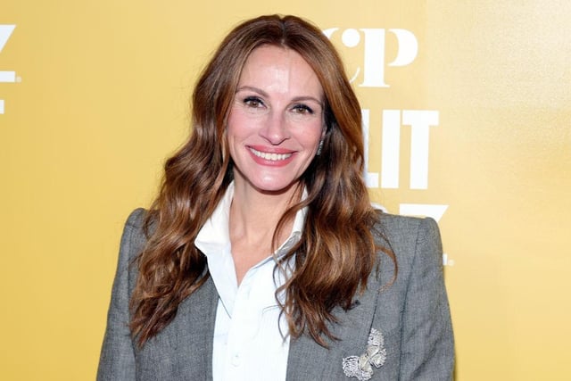 American actress Julia Roberts (54), with her iconic smile, amassed 23% of voters.