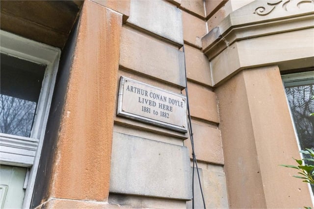 Arthur Conan Doyle plaque.