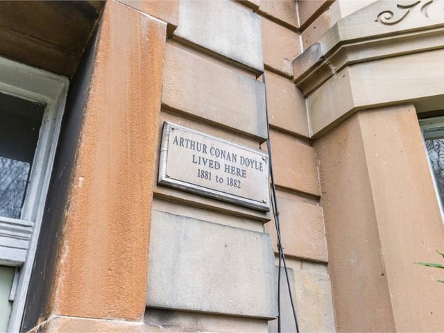 Arthur Conan Doyle plaque.