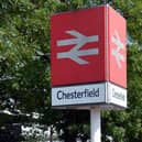 A person has passed away after being struck by a train near Chesterfield.